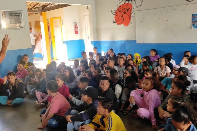 Secretaria de Educação desenvolve mais uma ação do Maio Laranja em escola da rede municipal de ensino