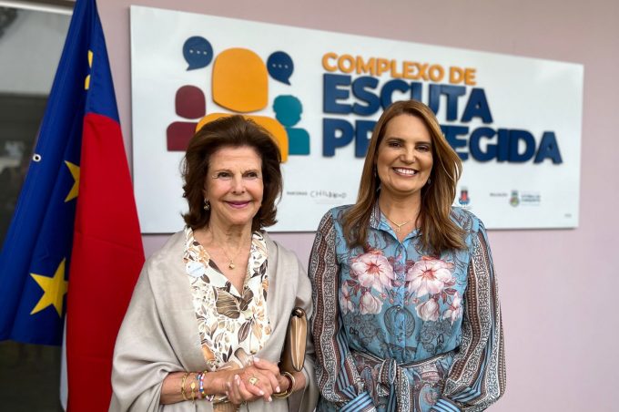 Realeza em Conquista: veja fotos da visita do rei Carl XVI Gustaf da Suécia e da rainha Sílvia da Suécia