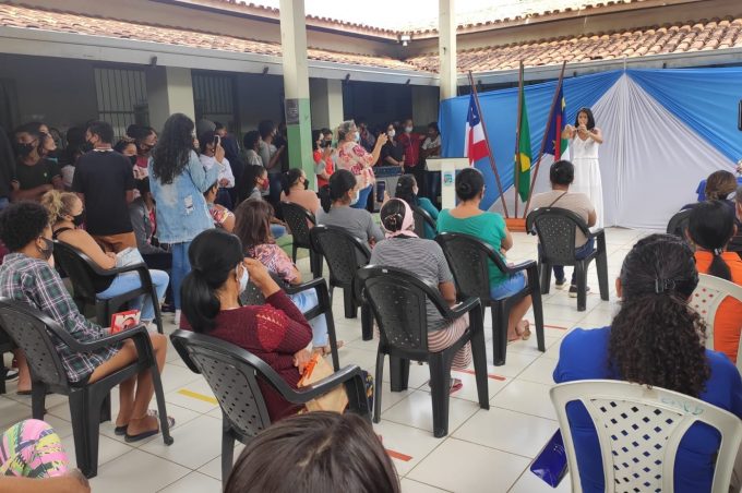 Busca Ativa realiza ação na Escola Frei Serafim com o objetivo de buscar alunos fora da Escola