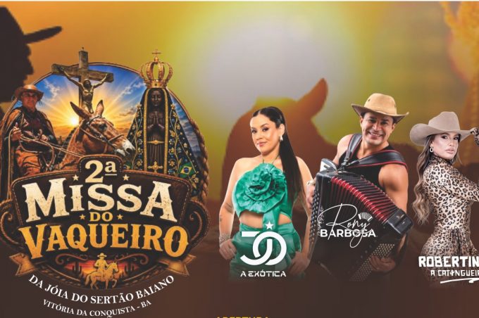 Vitória da Conquista realiza a 2ª Festa e Missa do Vaqueiro neste domingo, 26