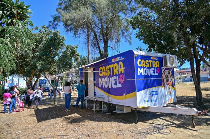 Castramóvel atende cães e gatos no bairro Ibirapuera para garantir controle populacional deste animais