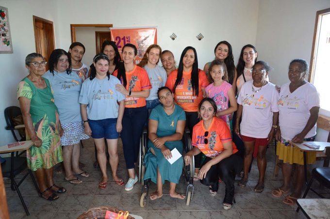 Mulheres do Pradoso participam de ação dos 21 dias de ativismo pelo fim da violência contra a mulher