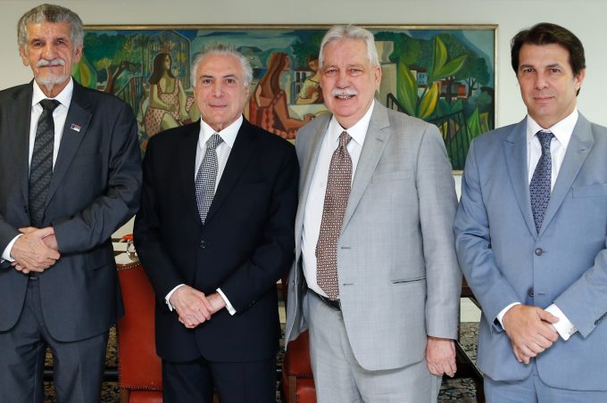 Barragem do Rio Pardo é tema de audiência do prefeito Herzem Gusmão com o presidente Michel Temer