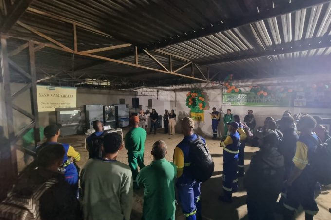 Maio Amarelo: Serviço de Psicologia da SMDE realiza oficina de conscientização no trânsito de Vitória da Conquista