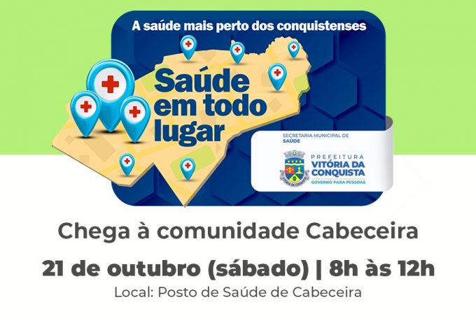 Povoado de Cabeceira recebe ação do Saúde em Todo Lugar neste sábado