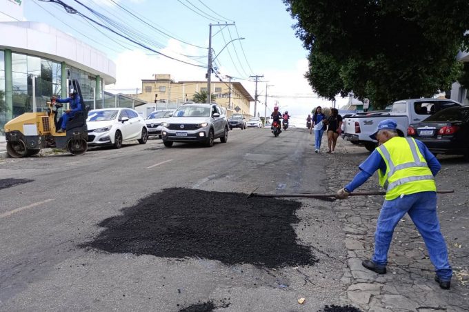 Operação Tapa-Buraco chega aos bairros Jurema, Patagônia e imediações do Terminal Rodoviário
