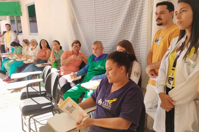 Cuidar de quem cuida: Hospital Esaú Matos promove ação de saúde mental no Setembro Amarelo