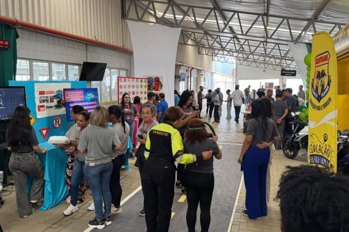 Simtrans leva conscientização sobre segurança no trânsito a empresa com mais de dois mil trabalhadores