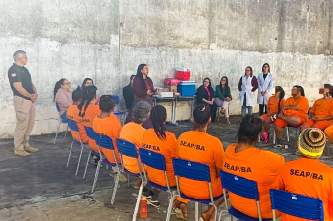 Secretaria de Políticas para Mulheres realiza ação no Presídio Nilton Gonçalves