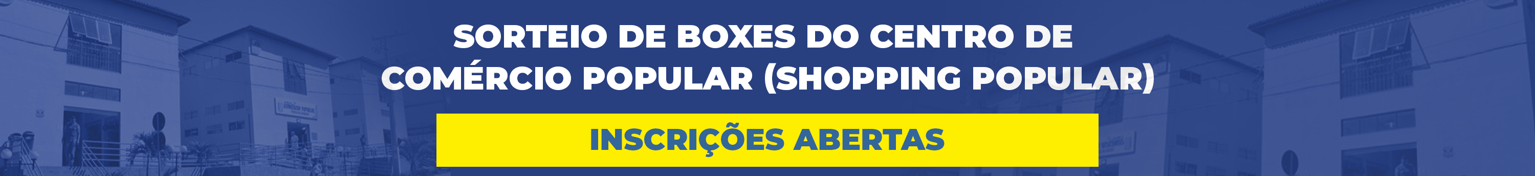 Inscrições para sorteios de boxes