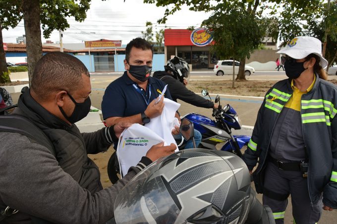 Semob realiza campanha sobre o respeito e responsabilidade no trânsito