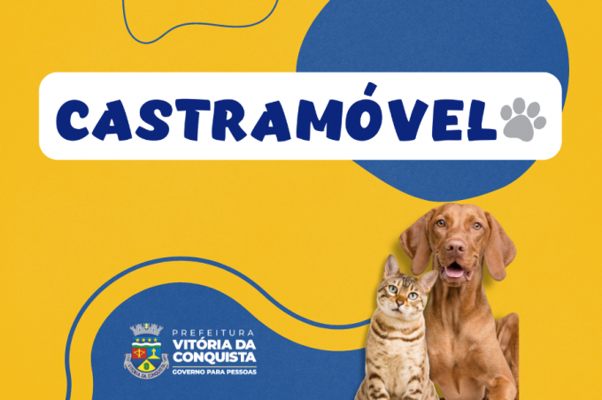 Castramóvel chega a Bate-Pé nesta sexta e sábado para castração de cães e gatos do distrito e localidades vizinhas