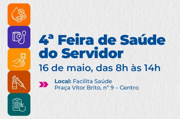 Feira de Saúde do Servidor: 4ª edição acontece neste sábado, 16