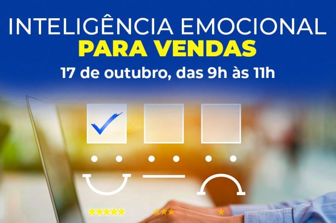 SMDE promove palestra sobre Inteligência Emocional aplicada a vendas nesta quinta, 17