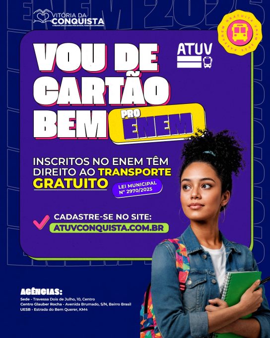 Foto: Reprodução/Prefeitura de Vitória da Conquista - BA