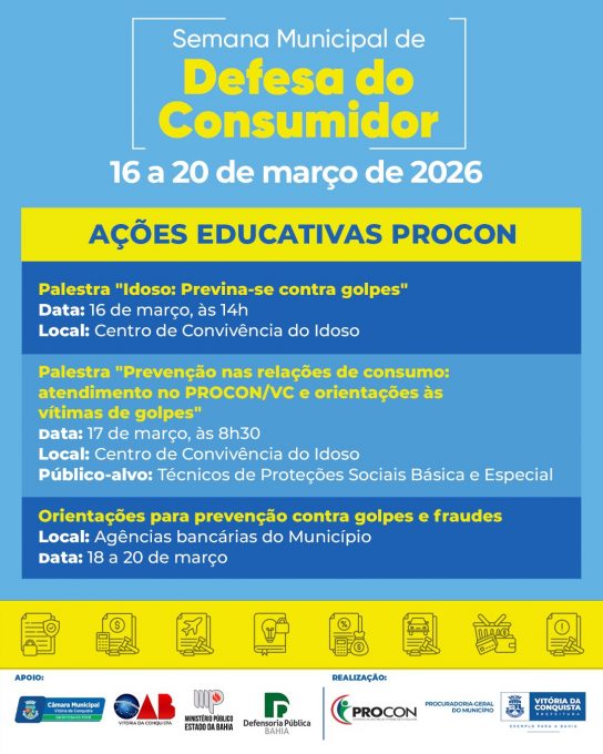 Foto: Reprodução/Prefeitura de Vitória da Conquista - BA