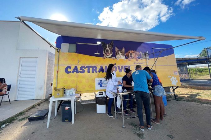 Castramóvel prestará atendimento a cães e gatos do Morada Real e adjacências nesta sexta e sábado
