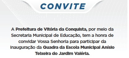 Prefeitura inaugura quadra na Escola Municipal Anísio Teixeira