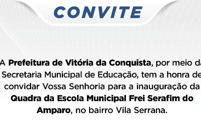 Governo Municipal entrega quadra poliesportiva no Vila Serrana nesta quinta (24)