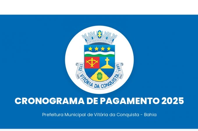 Prefeitura divulga cronograma com as datas de pagamento dos servidores municipais em 2025