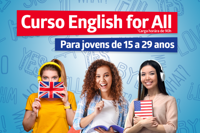 Prefeitura abre inscrições para nova turma de curso de inglês gratuito para jovens