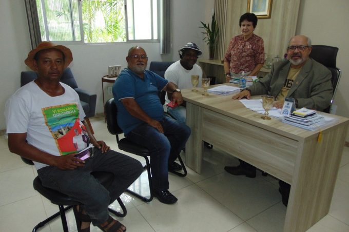 Smed recebe visita de representantes das comunidades quilombolas de Vitória da Conquista e Venceslau Guimarães
