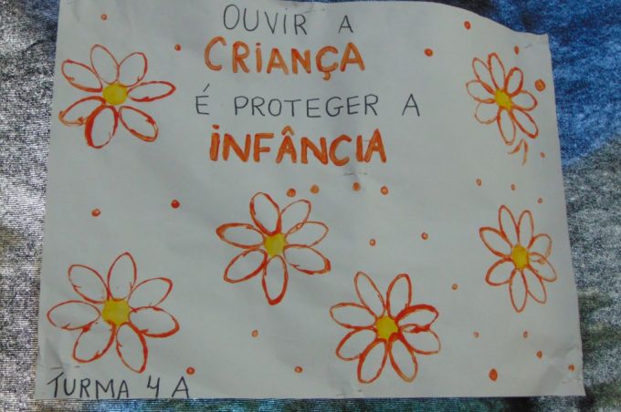 Busca Ativa Escolar palestra sobre Combate à Violência e Exploração Sexual de Crianças e Adolescentes em creche municipal