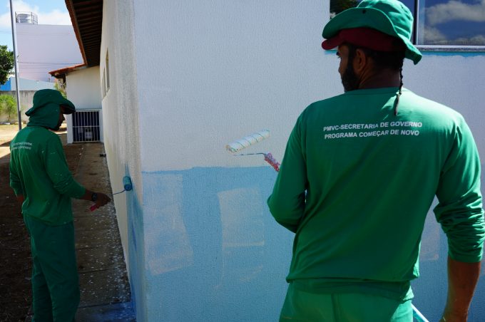 Por meio do Começar de Novo, Governo Municipal realiza reforma e limpeza em equipamentos públicos