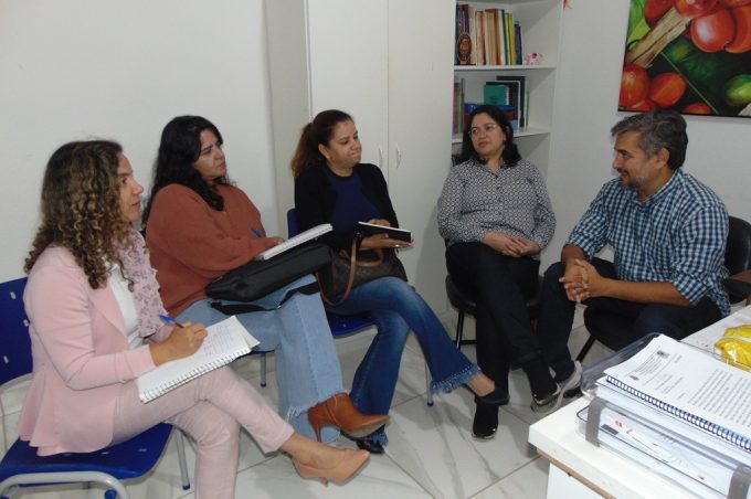 Núcleo Pedagógico da Smed e Programa Educar Pra Valer debatem ações visando avaliações externas