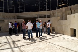 Equipe da Secretaria Municipal de Educação visita obras do planetário