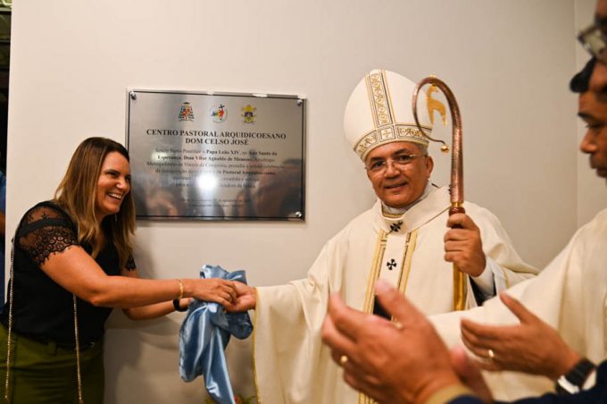 Arquidiocese inaugura Centro Pastoral Dom Celso José com a presença de membros da Prefeitura e da Câmara