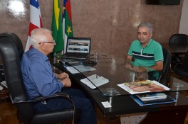 Governo Municipal recebe vereador Florisvaldo Bittencourt