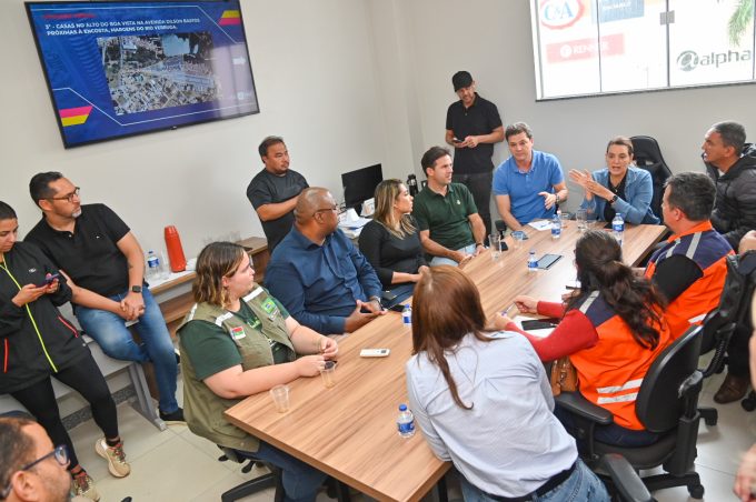 Comitê de Crise avalia danos causados pelas chuvas e reforça apoio à população. Chuvas seguem nos próximos dias