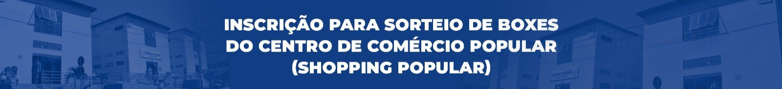 Inscrições para sorteios de boxes