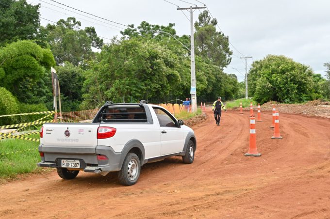 Após construção de desvio, Avenida Guanabara foi liberada nesta quarta-feira