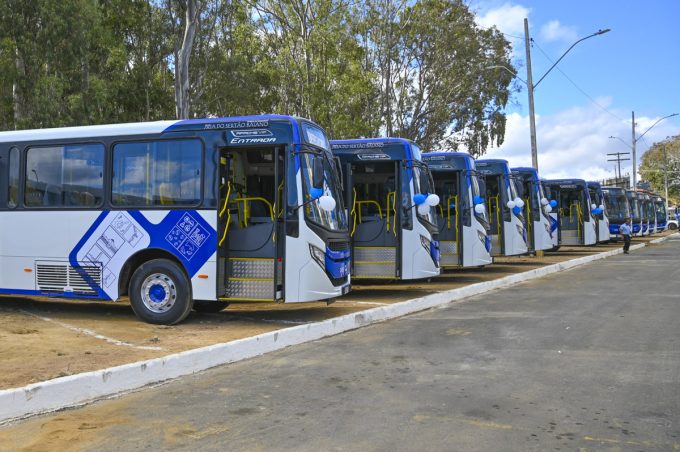 Mais 14 ônibus zero-quilômetro são adicionados à frota do transporte coletivo de Vitória da Conquista
