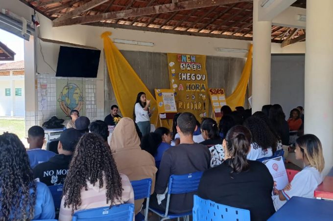 Estudantes de José Gonçalves participam de aulão do Enem Itinerante promovido pela Coordenação da Juventude