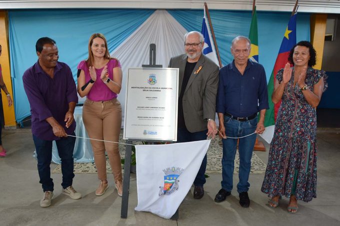 Com investimento de quase R$ 500 mil, Escola Zélia Saldanha é revitalizada e entregue à comunidade do Simão