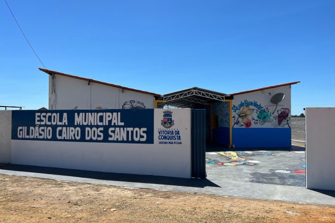 Prefeitura reinaugura Escola Municipal Gildásio Cairo dos Santos nesta sexta-feira, no povoado Pedra Branca