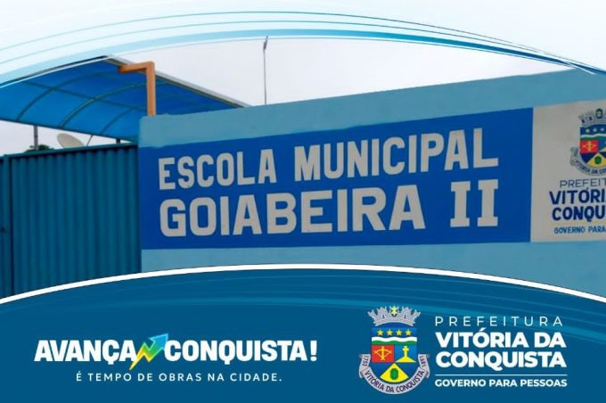 Escola Municipal Goiabeira II será entregue à comunidade nesta quinta, 21