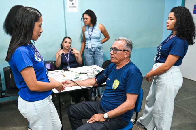 Cuidando de quem cuida: Prefeitura realiza ação noturna de saúde para servidores da Guarda Municipal e da Defesa Civil