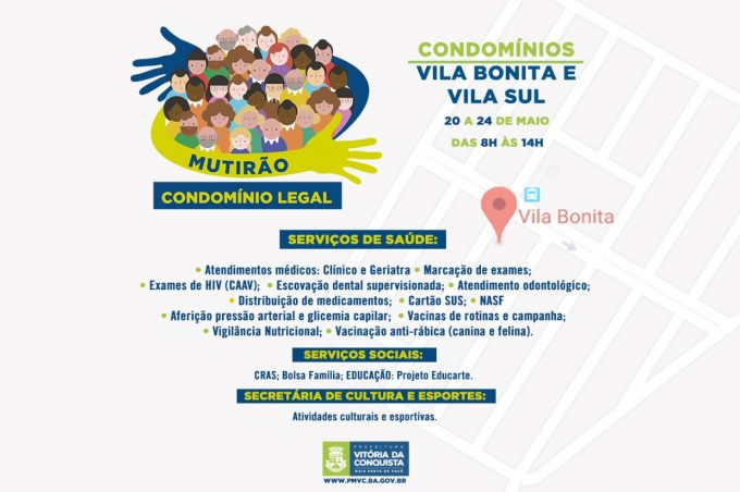 Mutirão Condomínio Legal movimenta Vila Sul e Vila Bonita