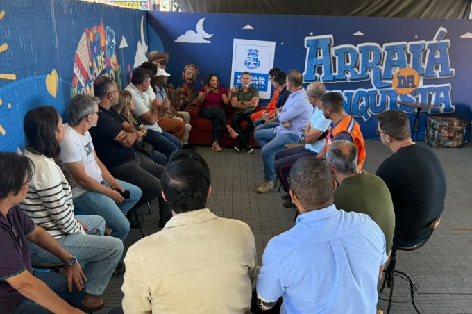 Prefeitura reforça planejamento e segurança do Arraiá da Conquista em reunião com forças de segurança