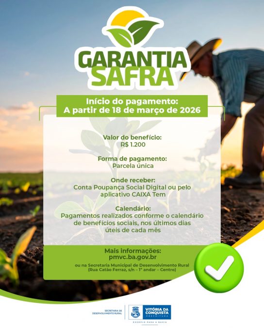 Foto: Reprodução/Prefeitura de Vitória da Conquista - BA