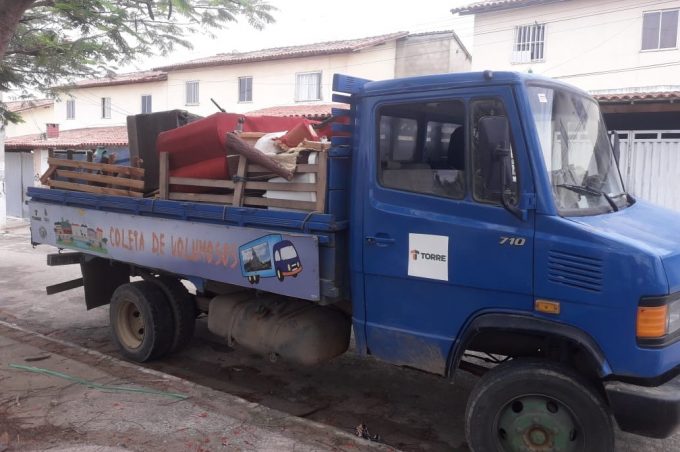 Mais de duas toneladas de resíduos sólidos foram recolhidos pela Operação Cata-Bagulho nos Campinhos