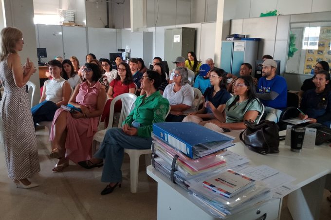 Núcleo de Pacificação realiza ação de gerenciamento das relações interpessoais para o setor de Alimentação Escolar