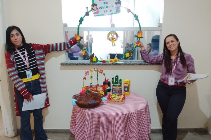 Hospital Municipal Esaú Matos realiza confraternização junina para pacientes e pais durante atendimentos