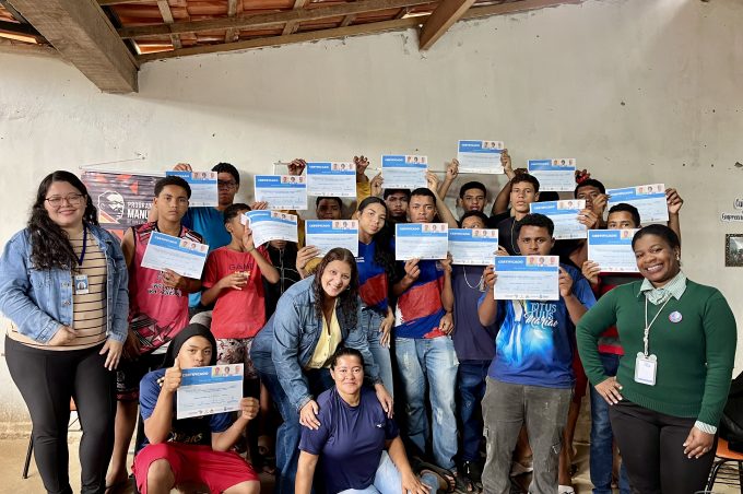 Jovens quilombolas participam de oficina sobre inserção protegida no mundo do trabalho