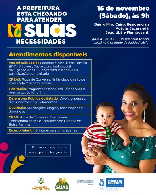 Foto: Reprodução/Prefeitura de Vitória da Conquista - BA