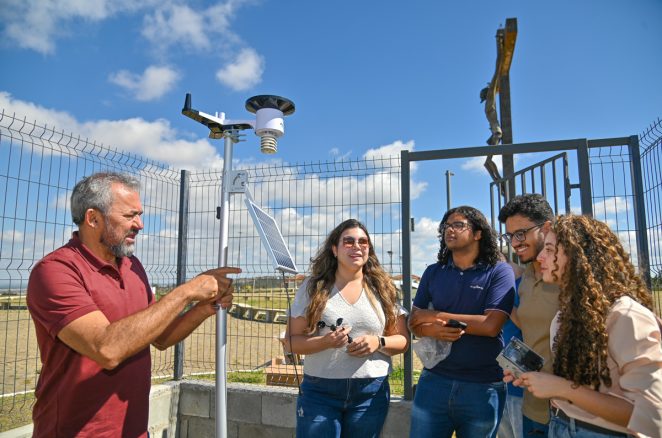 Vitória da Conquista avança no monitoramento climático com montagem de estação meteorológica pioneira na Bahia